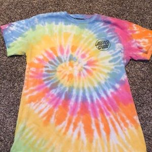 colorful tie dye santa cruz